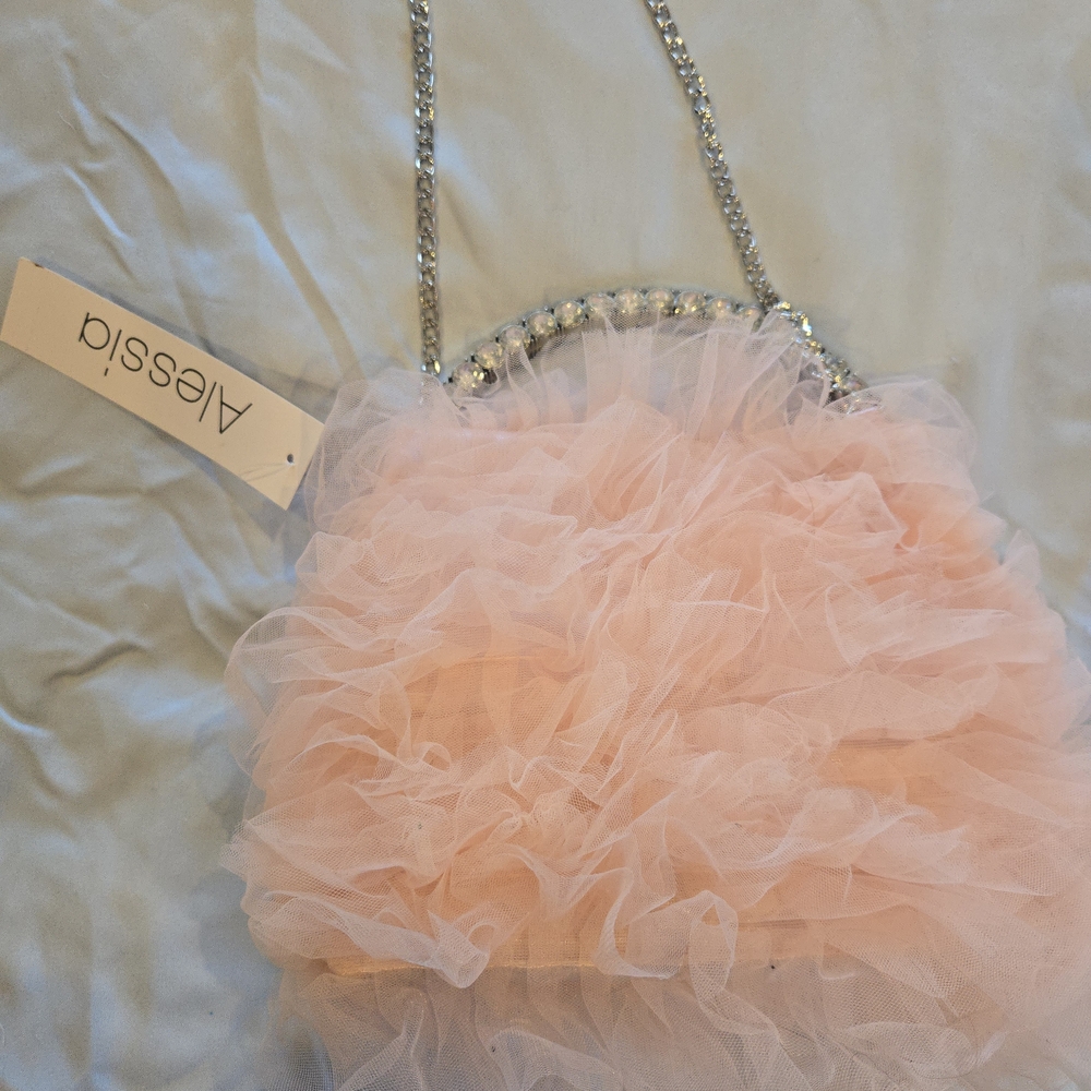 Alessia Crystal Crossbody Satchel Purse Nwt - Picture 3 of 9
